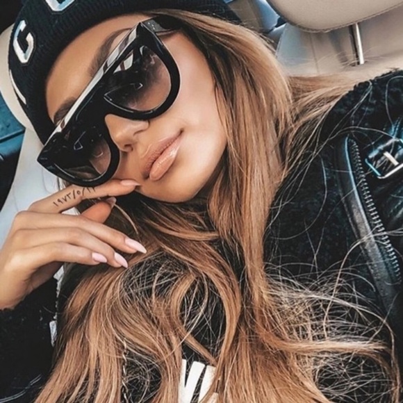SIN CITY Fashion Oversized BLACK SQUARE Sunglasses main image 7
